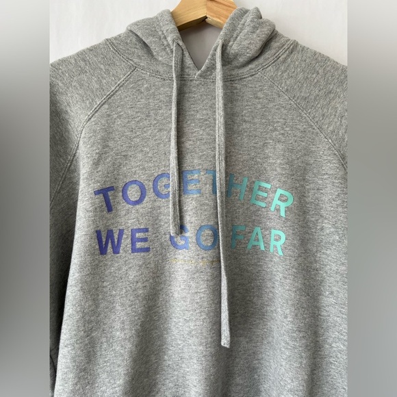Spiritual Gangster X Peloton Hoodie Gray Together We Go Far size Medium - Picture 3 of 10